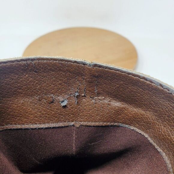 Matisse Ankle Boots Womens 7 Stryke Suede Slashed Western Moto Slouch Taupe - Picture 12 of 16